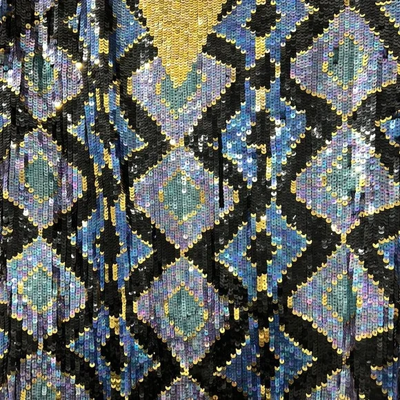 Vise Versa Boutique One of a kind Vintage Sequins Party Dress - Picture 4 of 5